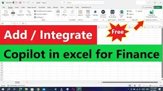 How to Add New Copilot in Microsoft Excel |How to integrate & Use Copilot with Excel