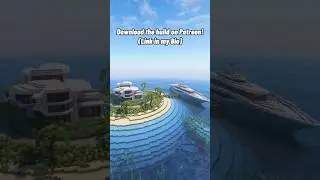 Minecraft: Rate this Luxury Island between 1 and 10! | Timelapse | Tutorial | #builds #shorts