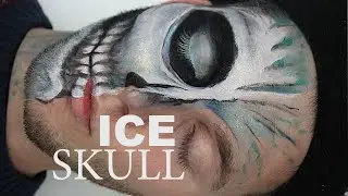 JAC ICE SKULL Fasching/Halloween 3D Makeup Tutorial