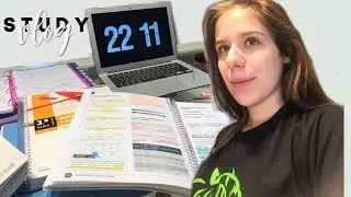 STUDY VLOG- Primeiras semanas de terceirão