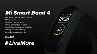 Mi Smart Band 4 | Sale on 28th Sep at 1 PM! 