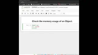 || Check Memory Usage Of An Object || Python Tips and Tricks ||