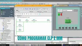 Como programar CLP e IHM siemens no TIA PORTAL V15