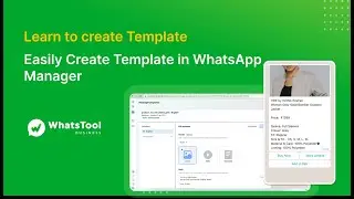 How to create Template on WhatsApp Manager for sending in WhatsApp Business for Broadcasting?