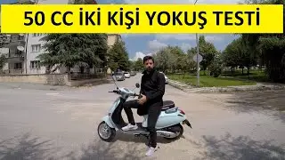 50 cc Motosiklet İki Kişi Yokuş Testi