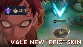VALE NEW GAARA SKIN GAMEPLAY - MLBB