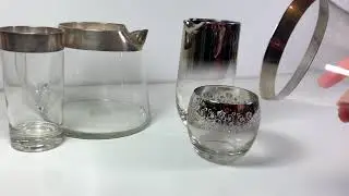 IS it Dorothy Thorpe? How to ID Silver Band Glassware