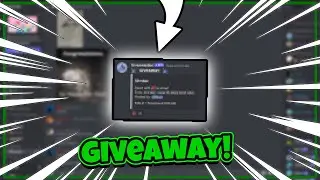 GIVEAWAY On My Discord Server!