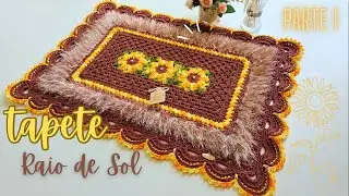 ✨ Tapete Raio de sol em Crochê ✨. 1/2 Por Vanessa Marcondes