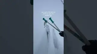 I was the only person at this ski resort on a powder day