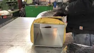 How to install Fiberglass Duct Wrap for HVAC Duct with Stapler Gun