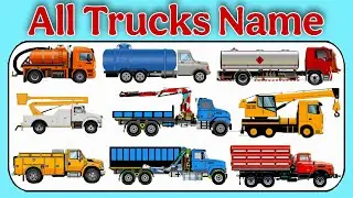 Trucks Name | Vehicle Names in English | Trucks Collection | Trucks Name list | Types of Trucks