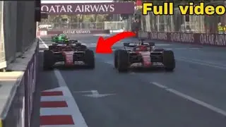 Sergio Perez And Carlos Sainz Crash Video | Carlos and Sergio Crash Video | Carlos Sainz Crash