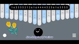 PANO|ZACK TABUDLO KALIMBA/KEYLIMBA EASY TUTORIAL WITH EASY TABS & LYRICS