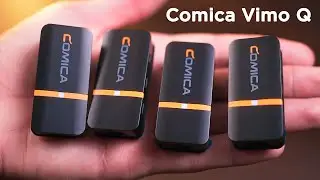 Lapela SEM FIO com 4 MICROFONES para Câmera, Celular e PC - Comica Vimo Q