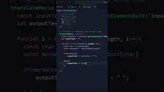 Morse Code Translator || HTML, CSS & JavaScript || 