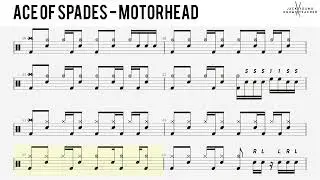 How to Play - Ace Of Spades - Motorhead  🥁