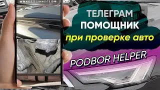 Проверка авто с телеграм-каналом Podbor Helper