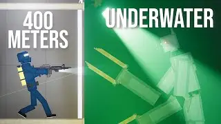 UNDERWATER BATTLE DROID attack people under The Sea [People Playground]