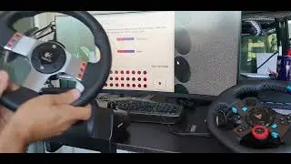 could be use  Logitech G27 and G29 steering wheels on Logitech G923