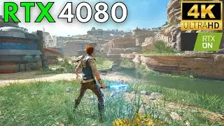 🔴 Star Wars Jedi Survivor | RTX 4080 + i9 13900k | 4K Epic Ray Tracing