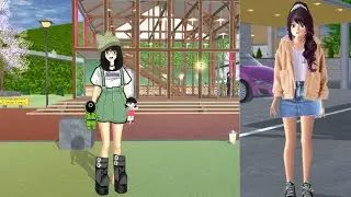 cara edit baju sakura school simulator di picsart, gampang 😉