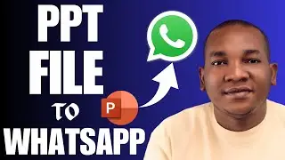 How to Share PPT from Laptop to Mobile WhatsApp - Send PowerPoint File to WhatsApp Android & iPhone