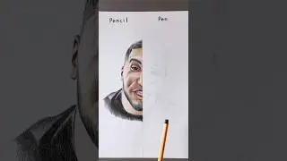 Асхаб | Pen vs Pencil [ASMR] #портрет  #drawing #art