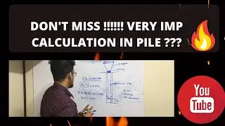 Pile casting procedure II Important calculation💯💯 II Don't miss !!!! II DMC PILING