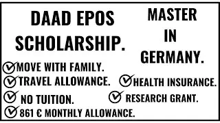 100% DAAD EPOS DEVELOPMENT SCHOLARSHIP FOR MASTER DEGREE IN GERMANY