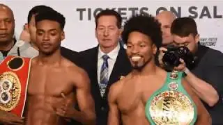 ERROL SPENCE & SHAWN PORTER COMPLETE WEIGH IN & FACE OFF