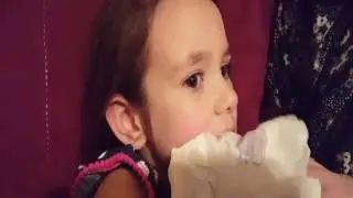 Mia lost her first tooth