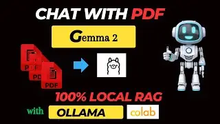 Gemma 2: How to chat with your PDFs using LLMs+Ollama| FREE COLAB| Ollama RAG|FULLY LOCAL #ai