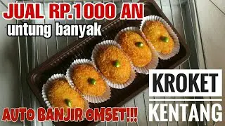 RESEP KROKET KENTANG !! KRISPY DILUAR LEMBUT DIDALAM!! MANTAP BANGET!!