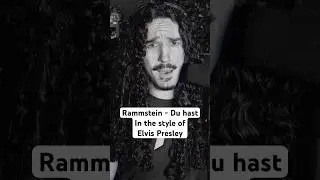 Rammstein - Du hast in the style of Elvis Presley #rammstein #elvispresley #shorts