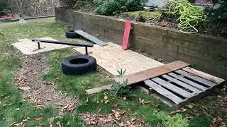 Building a D.I.Y skatepark in my backyard part 1