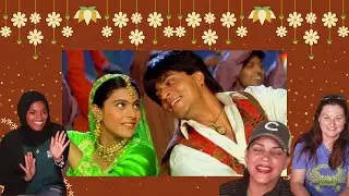 Americans' react to Mehndi Laga Ke Rakhna Song | Shah Rukh Khan, Kajol | Lata, Udit | DDLJ