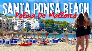 THE BEAUTIFUL PARADISE OF SANTA PONSA MALLORCA - WHY IS IT A POPULAR BEACH DESTINATION - 4K VIDEO