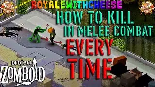 How To Melee Fight Hordes In Blackwood! Project Zomboid How To Fight With Melee Guide