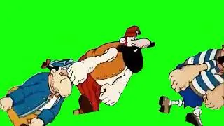 Pirats walking (Treasure Island // Green Screen)