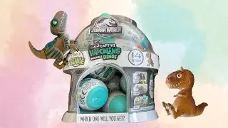 Captivz Eggs of Jurassic World. Let's hatch them all. Cute Dinosaurs.