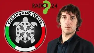 Ubriaco di Casapound delira e insulta Parenzo(DIVERTENTE) - La Zanzara 27/5/16