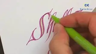 Demo Dag Handlettering ism (Pitt Artist Kalligrafie & Fineliner)