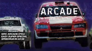 WRC Arcade (PS1) // Easy Super Special Speedrun in 9:13.930