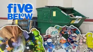 DUMPSTER DIVING - INSANE HAUL FROM FIVE BELOWS TRASH!! 🙀