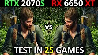 RTX 2070 SUPER vs RX 6650 XT | Test in 25 Games at 1080p | Performance battle! 🔥 | 2024