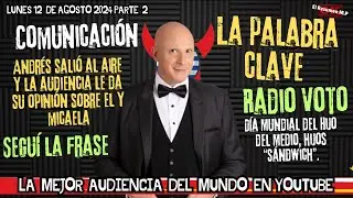 Malos Pensamientos Lunes 12 De Agosto 2024 Parte 2