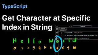 How to get Character at specific Index in String in TypeScript - Examples | ProgramGuru.org
