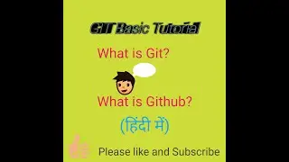Git basic tutorial in Hindi | git | git tutorial | github | github tutorial in hindi