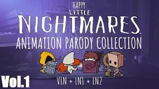 Little Nightmares 1 & 2 - COMPLETE PARODY COMPILATION (Animation)